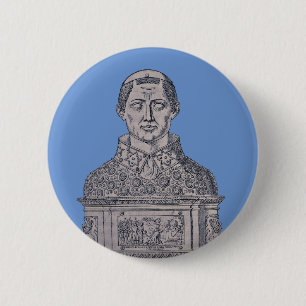 Saint Januarius of Benevento Bishop and Martyr 6 Cm Round Badge