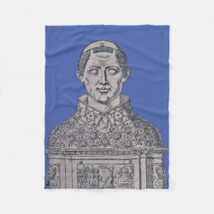 Saint Januarius of Benevento Bishop and Martyr Fleece Blanket