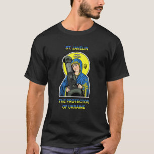 Saint Javelin Protector Of Ukraine Support Vintage T-Shirt