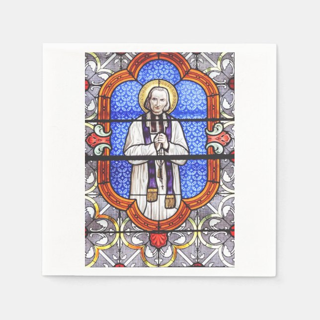 Saint Jean Baptiste Marie Vianney  Napkin (Front)