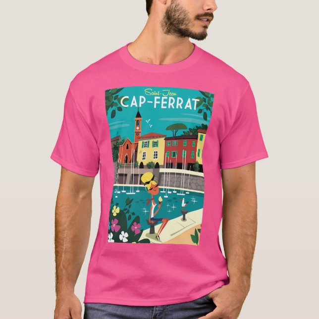 Saint-Jean-Cap-Ferrat Poster T-Shirt (Front)