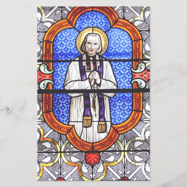 Saint Jean Vianney Premium Soul Guide Art Print (Front)