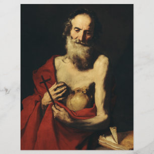 Saint Jerome by Jusepe de Ribera Flyer