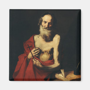 Saint Jerome by Jusepe de Ribera Magnet