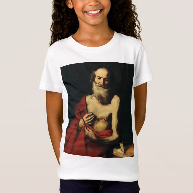 Saint Jerome by Jusepe de Ribera T-Shirt (Front)