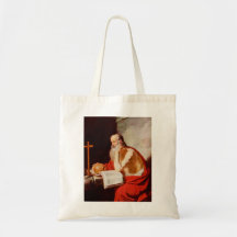 Saint Jerome Doctor of the Church Tote Bag