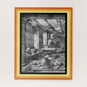 Saint Jerome in His Study ~ Engraving 1521 ~ Jigsaw Puzzle