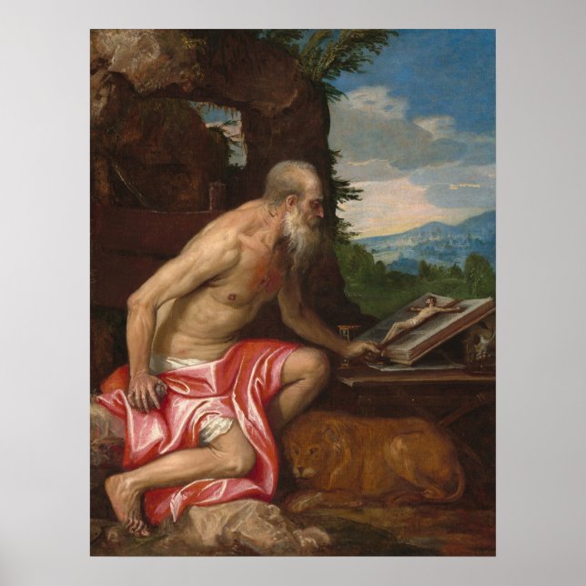 Saint Jerome - Veronese Fine Art Poster (Front)