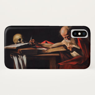 Saint Jerome Writing (by Caravaggio) Case-Mate iPhone Case