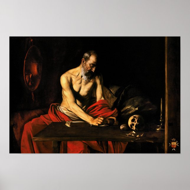 Saint Jerome Writing Poster (Front)