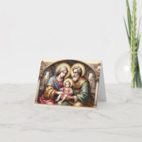 Saint Joachim and Anne-Orthodox Infertility  Card