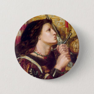 Saint Joan of Arc 6 Cm Round Badge