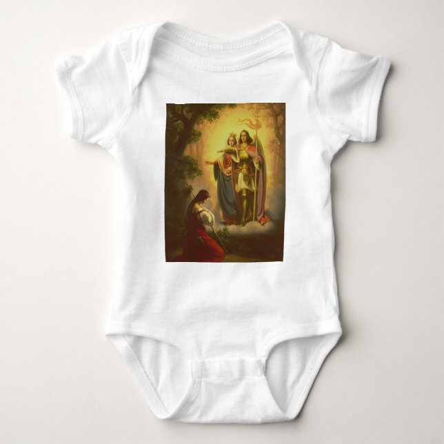 Saint Joan of Arc Baby Bodysuit (Front)
