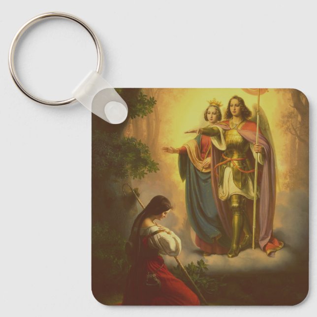 Saint Joan of Arc Key Ring (Front)