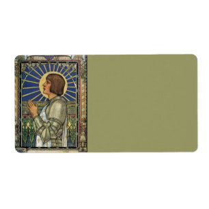 Saint Joan of Arc Stained Glass Image