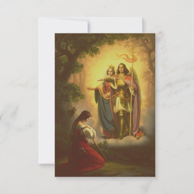 Saint Joan of Arc Thank You Card (Front)