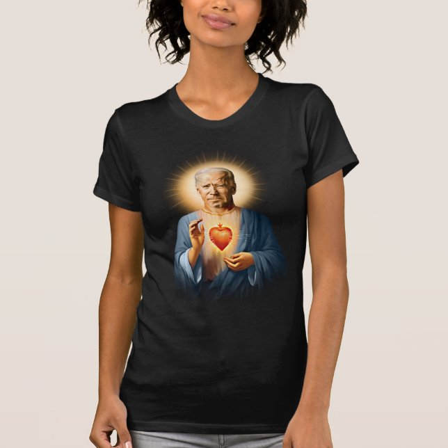 Saint Joe Biden Prayer Devotional T-Shirt (Front)