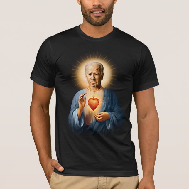 Saint Joe Biden Prayer Devotional T-Shirt (Front)