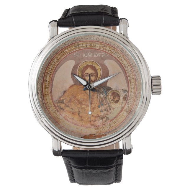 saint john baptist religion orthodox church icon o watch (Front)