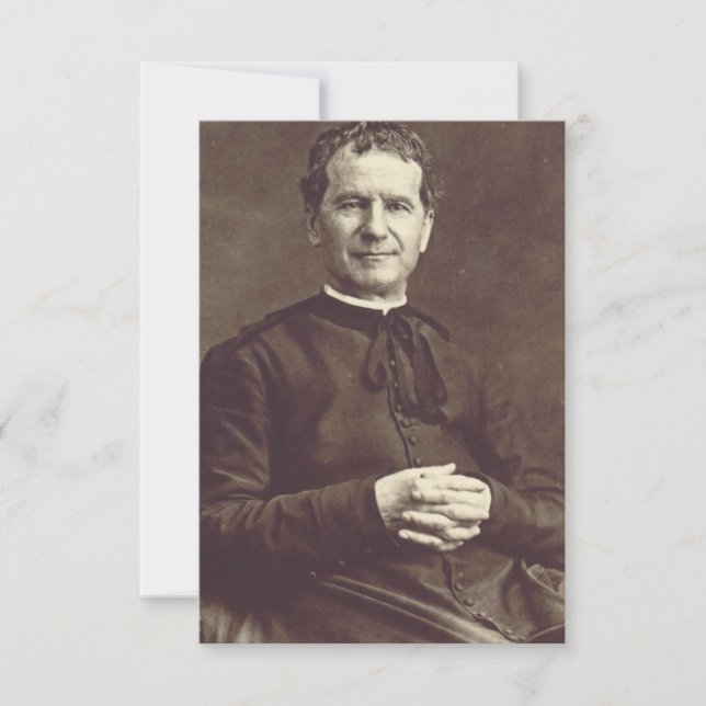 Saint John Bosco Priest and confessor   Thank You Card (Front)