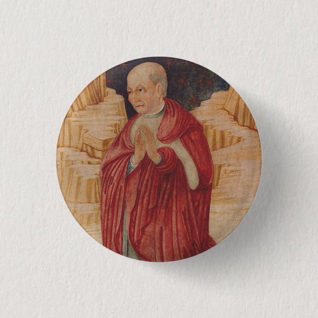 Saint John Cassian Church Father 3 Cm Round Badge (Front)