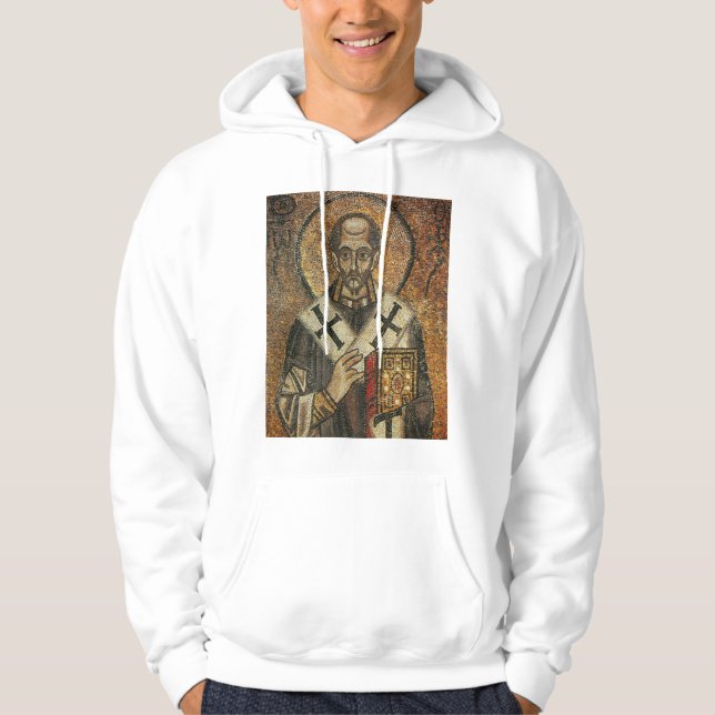 Saint John Chrysostom archbishop of Constantinople Hoodie (Front)