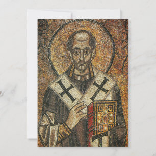 Saint John Chrysostom archbishop of Constantinople Invitation