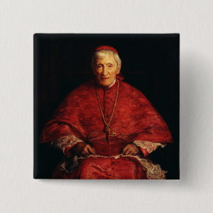 Saint John Henry Newman English theologian 15 Cm Square Badge