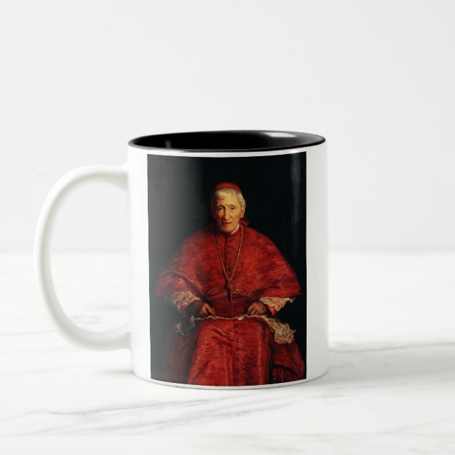 Saint John Henry Newman English theologian Two-Tone Coffee Mug (Left)