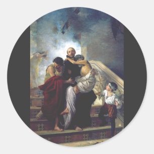 Saint John of God Classic Round Sticker