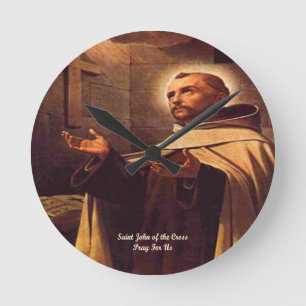 Saint John of the Cross Round Clock