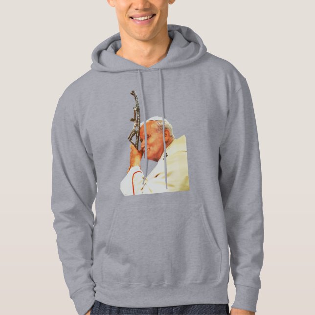 Saint John Paul II Apostle of Freedom Hoodie (Front)