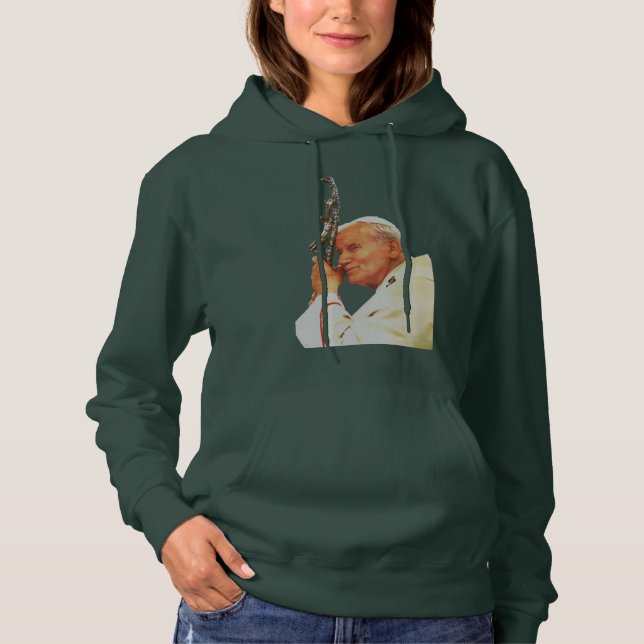 Saint John Paul II Apostle of Freedom Hoodie (Front)