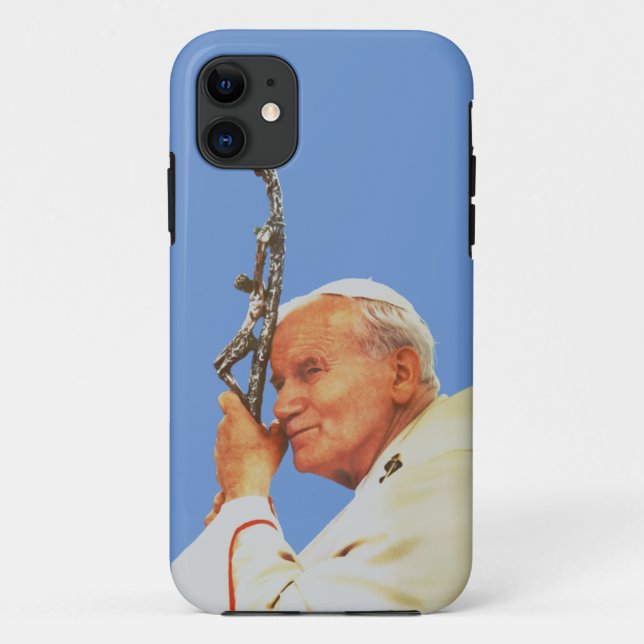 Saint John Paul II The Great Communicator Fine Art Case-Mate iPhone Case (Back)