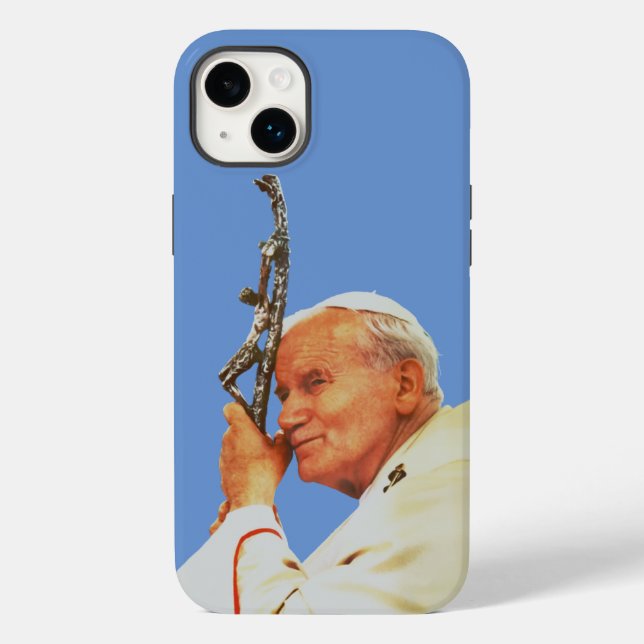 Saint John Paul II The Great Communicator Fine Art Case-Mate iPhone Case (Back)