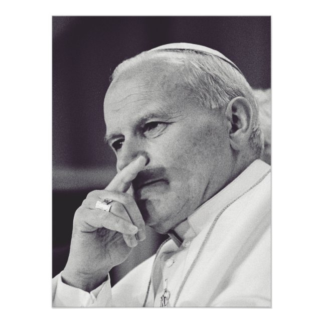 Saint John Paul II The Great Communicator Fine Art Poster (Front)
