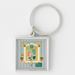 Saint John Portuguese Festa Neighbour Key Ring