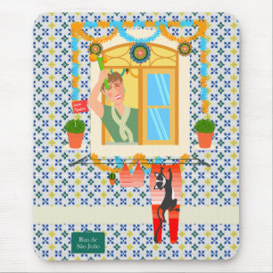 Saint John Portuguese Festa Neighbour Mouse Pad