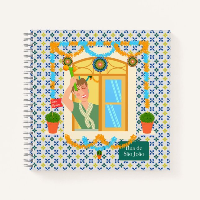 Saint John Portuguese Festa Neighbour Notebook (Front)