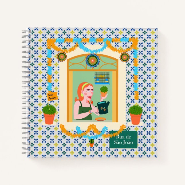 Saint John Portuguese Festa Neighbour Notebook (Front)