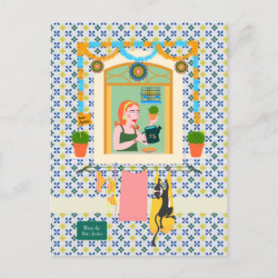 Saint John Portuguese Festa Neighbour Postcard
