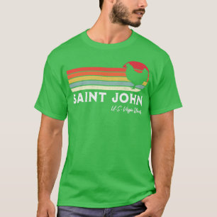 Saint John Retro Chicken Lover Souvenir T-Shirt