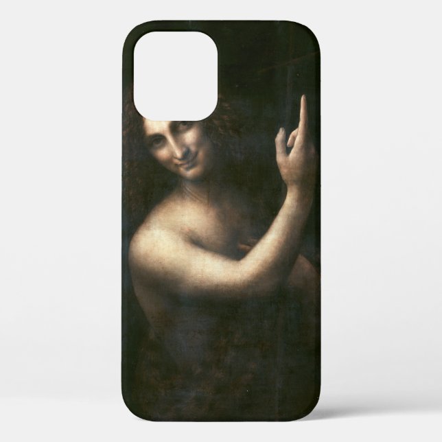 Saint John the Baptist, Leonardo da Vinci Case-Mate iPhone Case (Back)