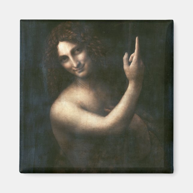 Saint John the Baptist, Leonardo da Vinci Magnet (Front)