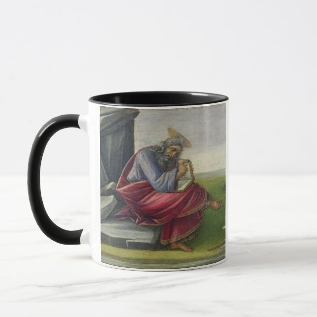 Saint John the Divine on Patmos, Writing the Book Mug (Left)