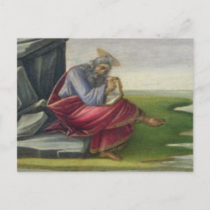 Saint John the Divine on Patmos, Writing the Book Postcard