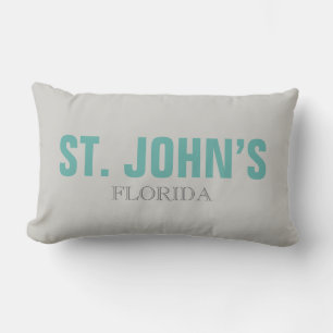 Saint Johns FL Beach Throw Pillow