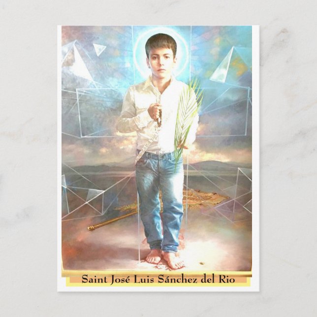 Saint José Luis Sánchez del Rio Card (Front)