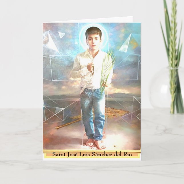 Saint José Luis Sánchez del Rio Card (Front)