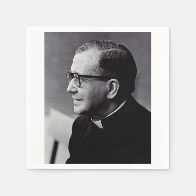Saint Josemaria Escriva  Napkin (Front)